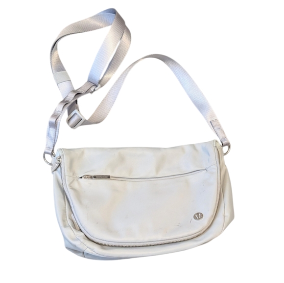 Lululemon All Night Festival Bag Zip Top Seal Grey - Picture 2 of 16